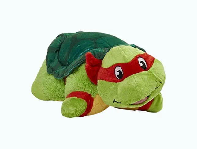 Product Image of the Raphael Teenage Mutant Ninja Turtles Plush Toy By Pillow Pets