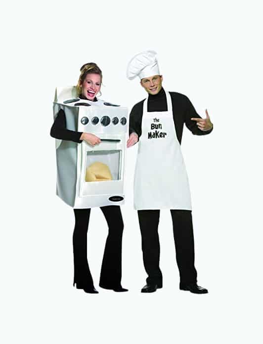 Product Image of the Rasta Imposta When You are Expecting. Bun Maker & Bun in The Oven Costume Set...