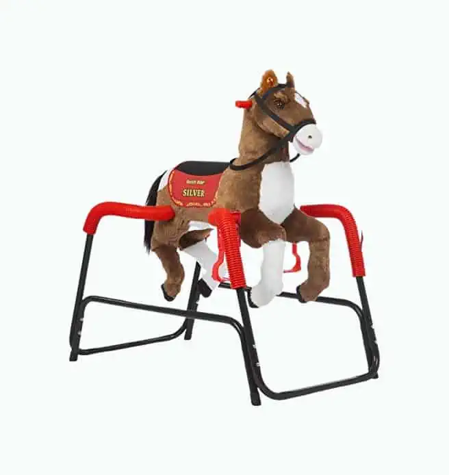 Product Image of the Rockin' Rider Talking Spring Horse