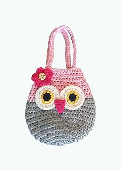 Product Image of the Sarah and Victoria Owl Mini Purse