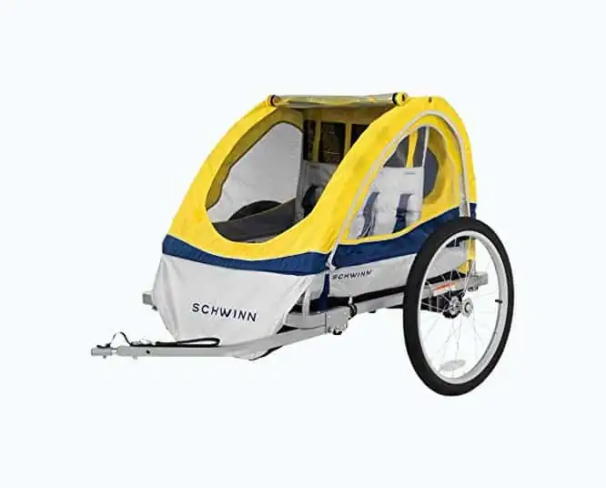 Single rider on sale bike trailer