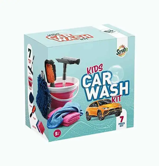 Product Image of the Scrub It Kids Car Wash Kit