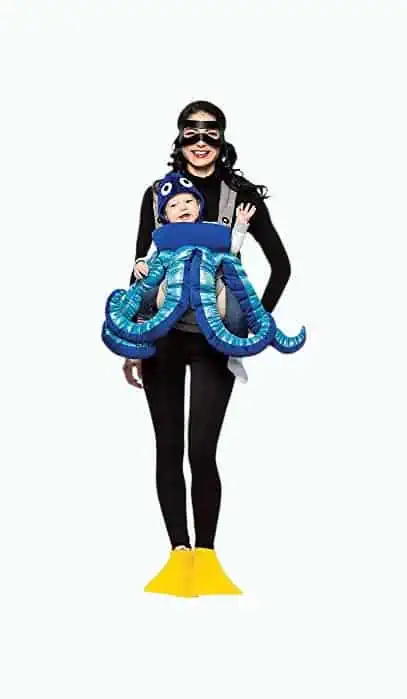Product Image of the Scuba Diver and Octopus Parent and Baby Costume