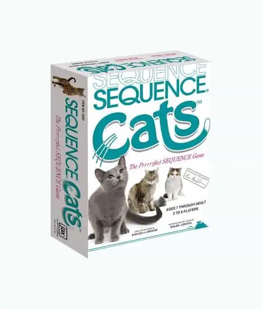 Product Image of the Sequence Cats Board Game
