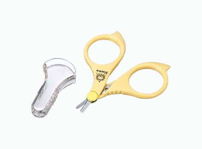 Product Image of the Simba Baby Safety Nail Scissors, Yellow