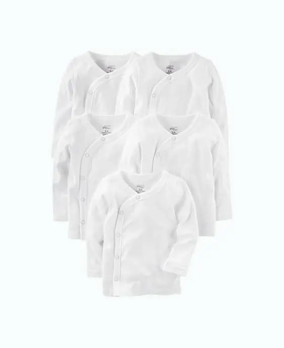 Product Image of the Simple Joys by Carter's Baby Side-Snap Long-Sleeve Shirt