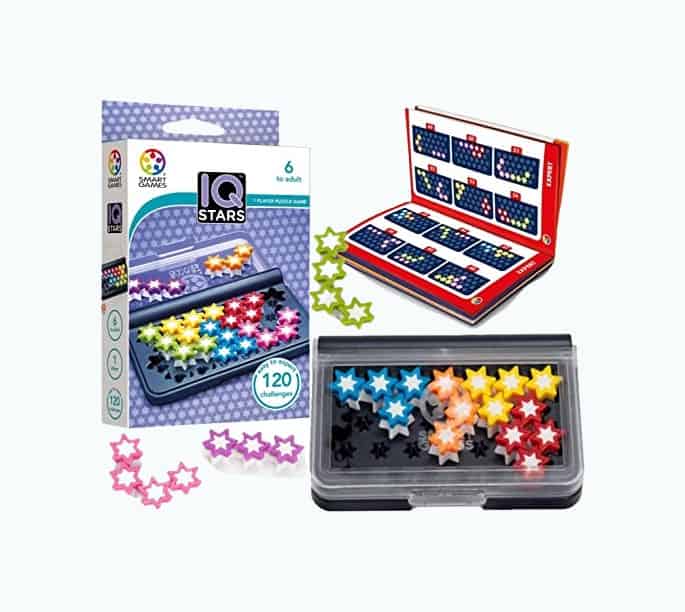 Product Image of the SmartGames IQ Stars Travel Game with 120 Challenges for Ages 6 to Adult