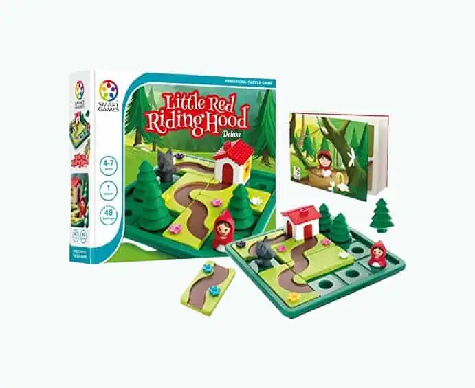 Product Image of the SmartGames Little Red Riding Hood Deluxe Skill-Building Board Game with Picture...