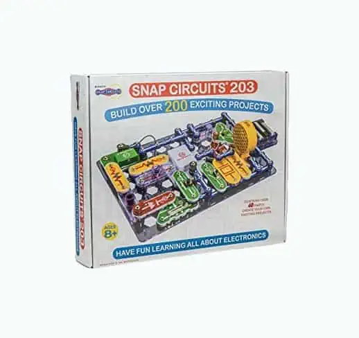 Product Image of the Snap Circuits 203 Electronics Exploration Kit
