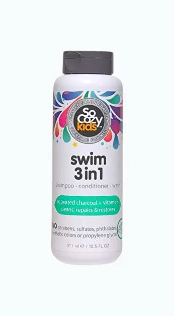 Product Image of the SoCozy Swim 3-in-1 Shampoo + Conditioner + Body Wash For Kids Hair