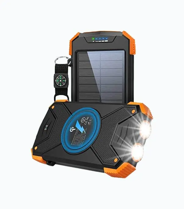 Product Image of the Solar Power Bank Portable Charger