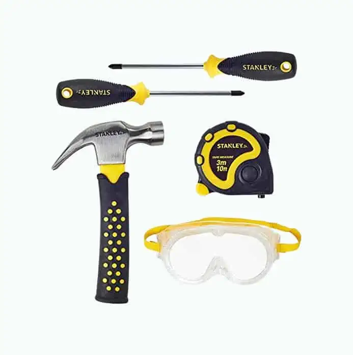 Product Image of the Stanley Jr. Children's 5-Piece Toolset