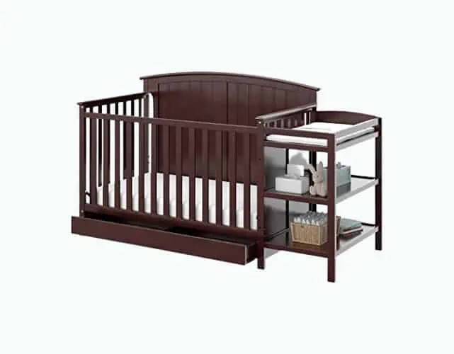 Product Image of the Storkcraft Steveston Convertible Crib and Changer