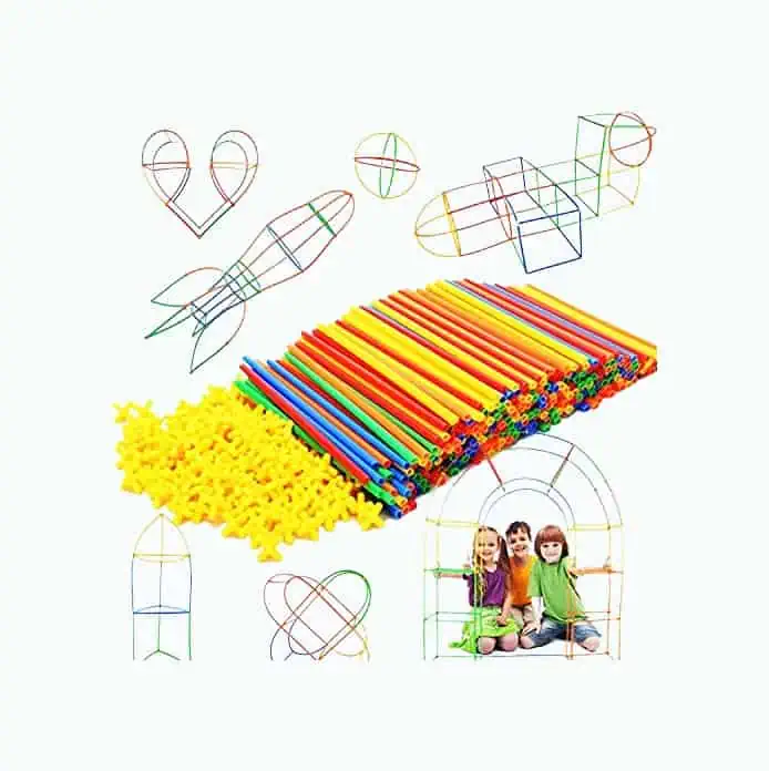 Product Image of the Rainbow Toyfrog Straws