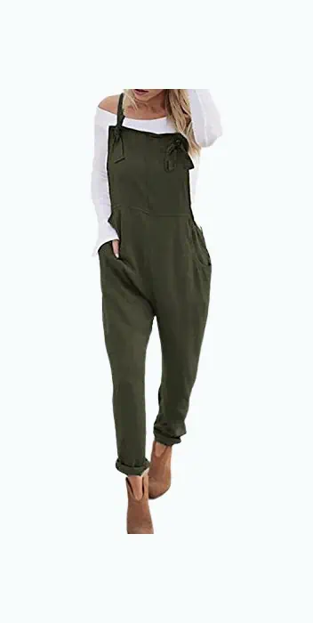 Product Image of the StyleDome Strappy Pocket Loose Romper Bib 