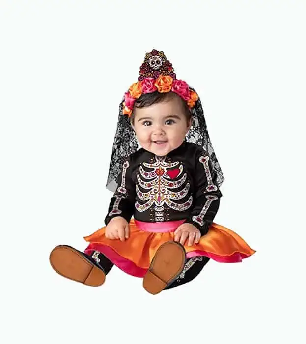 Product Image of the Sugar Skull Sweetie Infant Costume