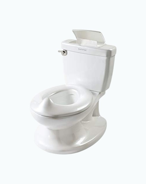 Product Image of the Summer Infant My Size Potty, White - Realistic Potty Training Toilet Looks and...