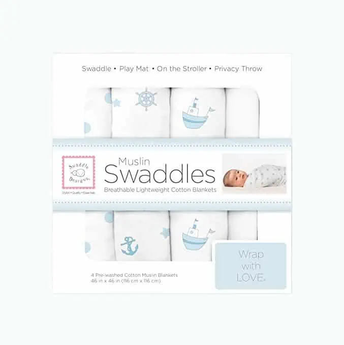 Product Image of the SwaddleDesigns Muslin Swaddle Blanket