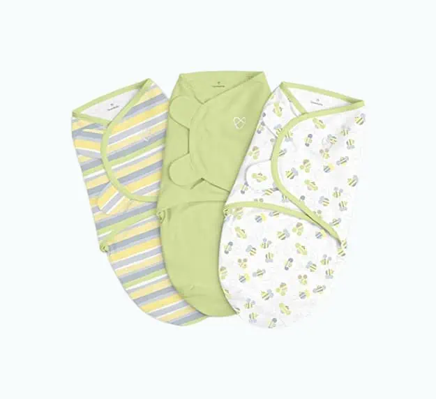 Product Image of the SwaddleMe Original Busy Bees Swaddle