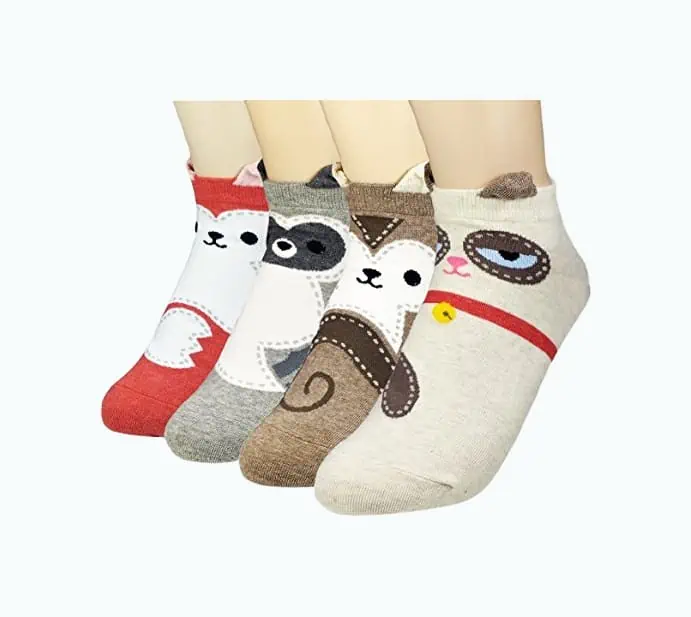 Product Image of the Sweet Animal Socks Set