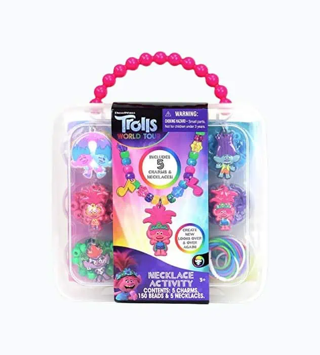 Product Image of the Tara Toys Trolls Necklace Activity Set