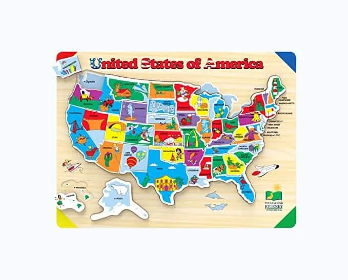 Product Image of the The Learning Journey USA Map Puzzle