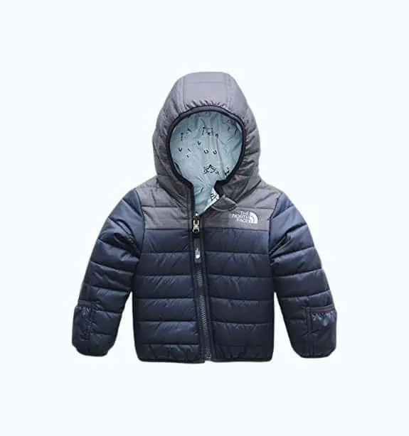 Product Image of the The North Face Infant Reversible Perrito Jacket, Cosmic Blue, 0-3 Months