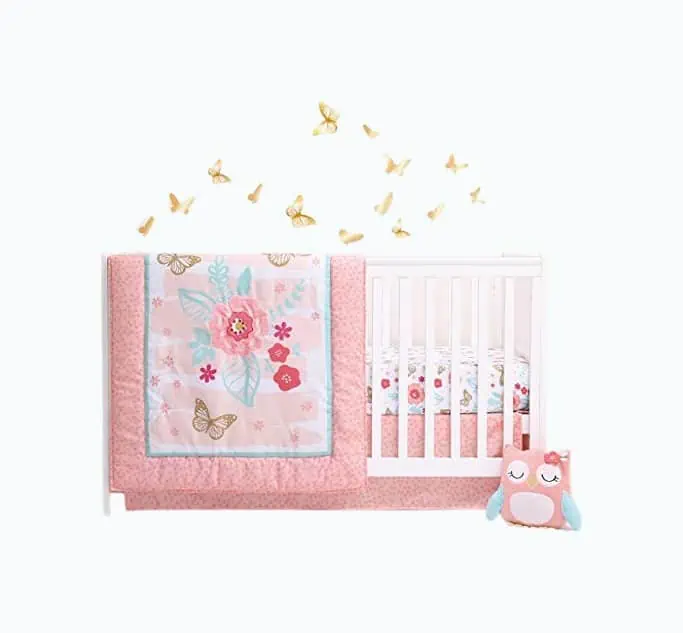 Product Image of the The Peanutshell Aflutter Crib Bedding Set