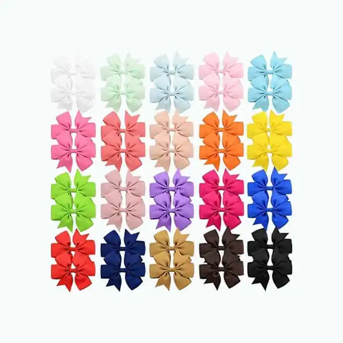 Product Image of the Three-inch Ribbon Hair Bow