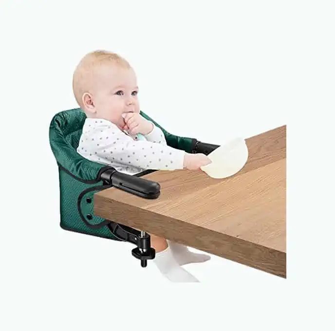 Baby eating chair attached to table sale