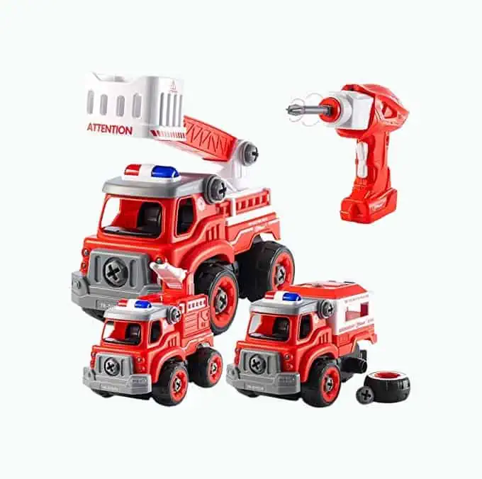 Product Image of the Top Race Take-Apart Fire Truck