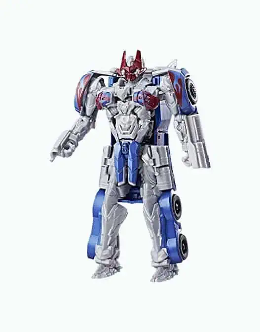 Product Image of the Transformers Knight Armor Optimus Prime