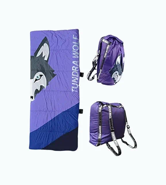 Product Image of the Tundra Wolf Kids’ Sleeping Bag