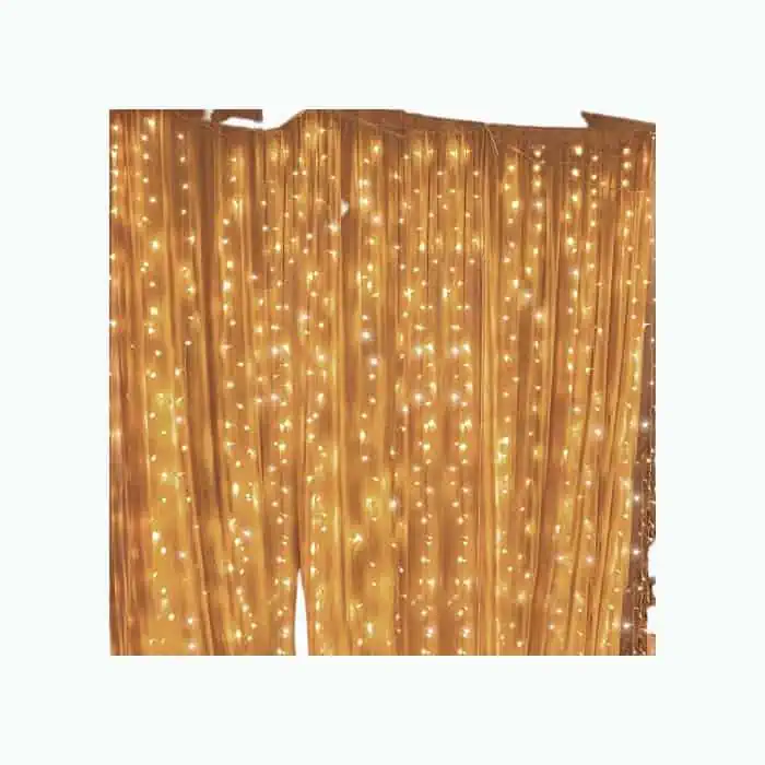 Product Image of the Twinkle Star Curtain String Light