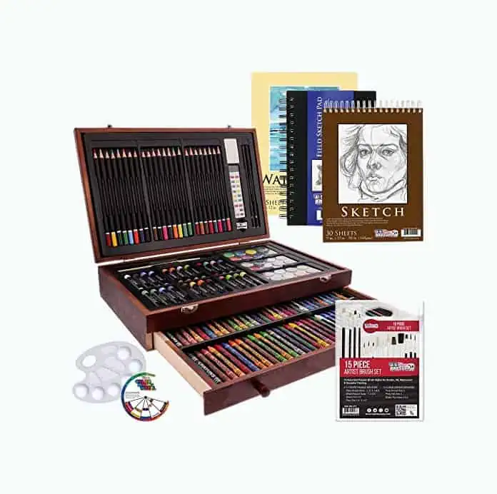 Product Image of the U.S. Art Supply Wooden Box