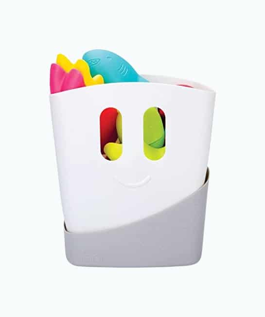 Product Image of the Ubbi Freestanding Bath Toy Organizer Bath Caddy with Removable Drying Rack Bin...