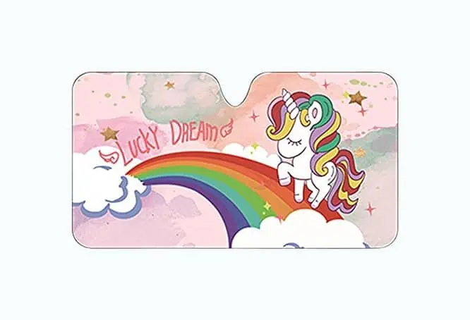 Product Image of the Unicorn Car Sunshade