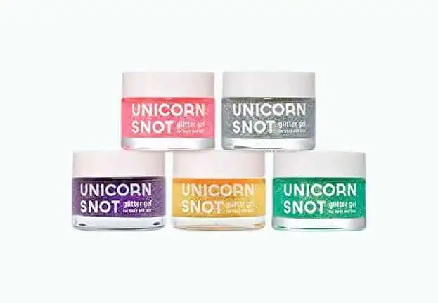 Product Image of the Unicorn Snot Holographic Body Glitter Gel