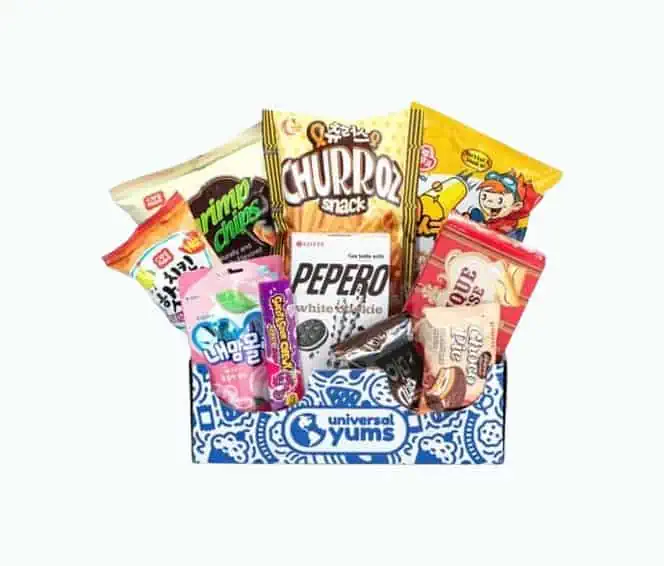 Product Image of the Universal Yums Snack Box