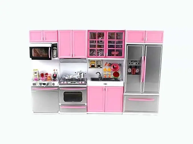 Product Image of the Velocity Toys Deluxe Modern Kitchen Playset