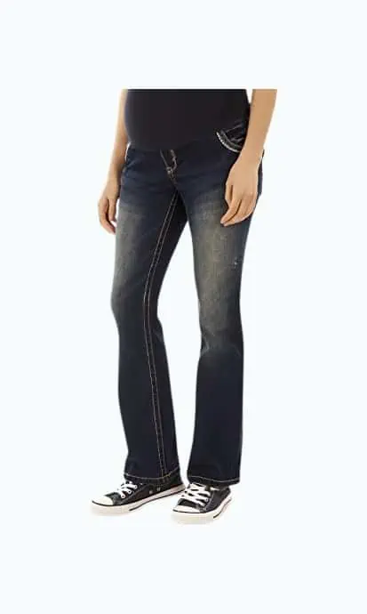 Product Image of the Wallflower Bootcut Maternity Jeans