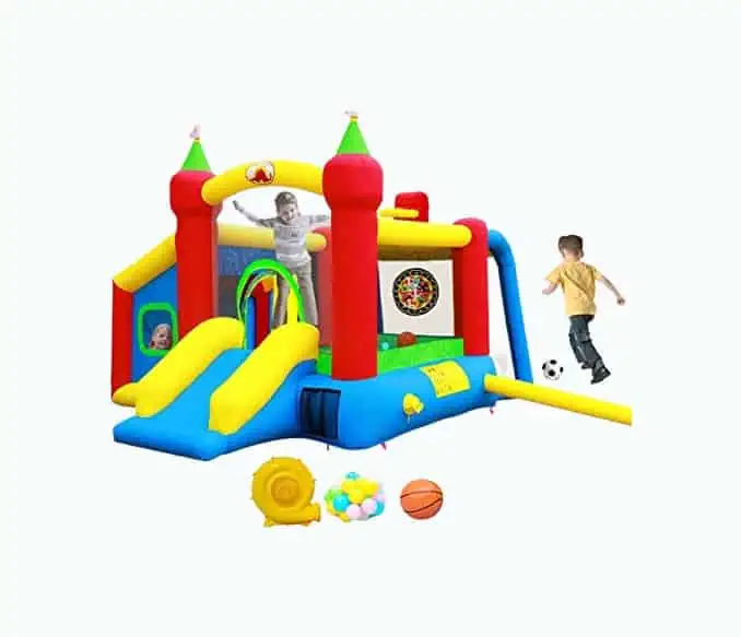 Product Image of the WellFunTime Inflatable Bounce House