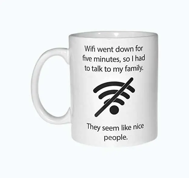Product Image of the Wifi Quote Mug