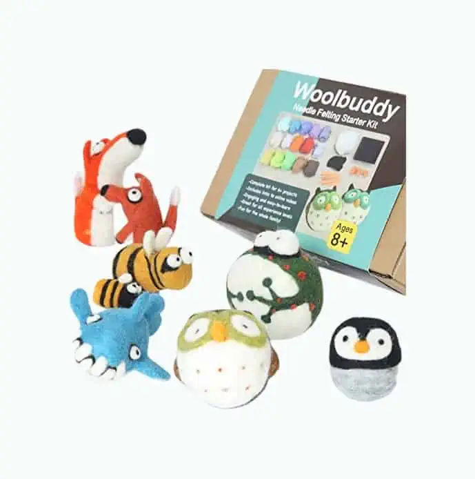 Product Image of the Woolbuddy Felting Kit