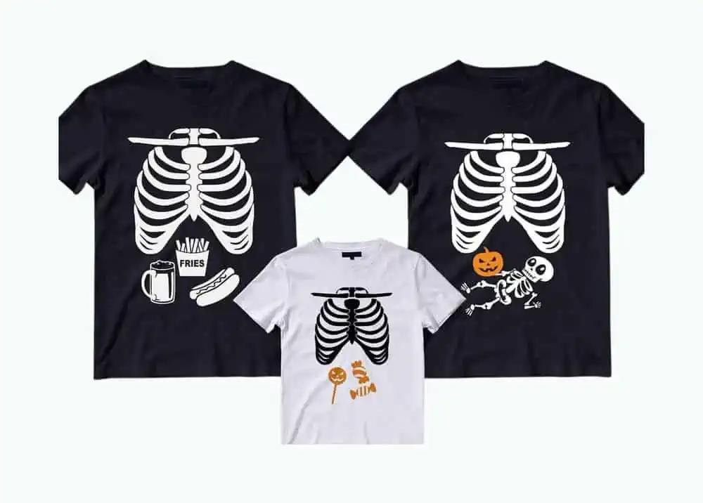 Product Image of the X-Ray Baby and Parents T-Shirt Set