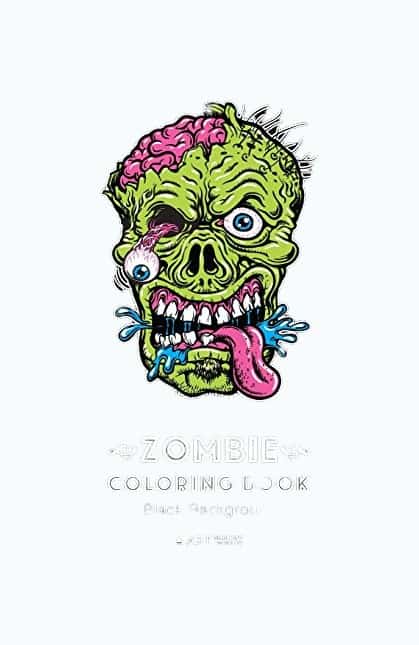 Product Image of the Zombie Coloring Book