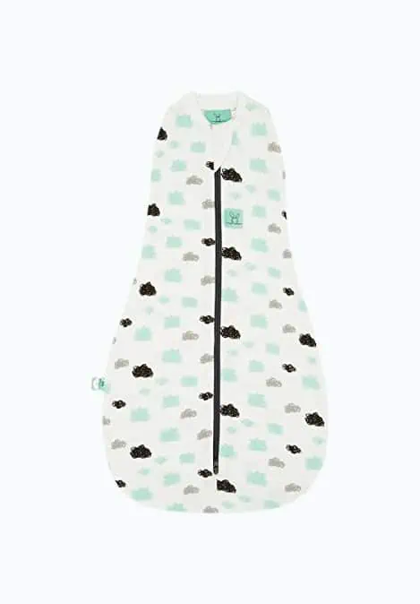 Product Image of the ergoPouch 0.2 tog Cocoon Swaddle Bag- 2 in 1 Swaddle Transitions into arms Free...